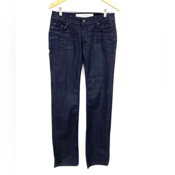 Triarchy Women’s Dark Wash Straight Leg Denim Jeans Size 27 - Picture 1 of 12